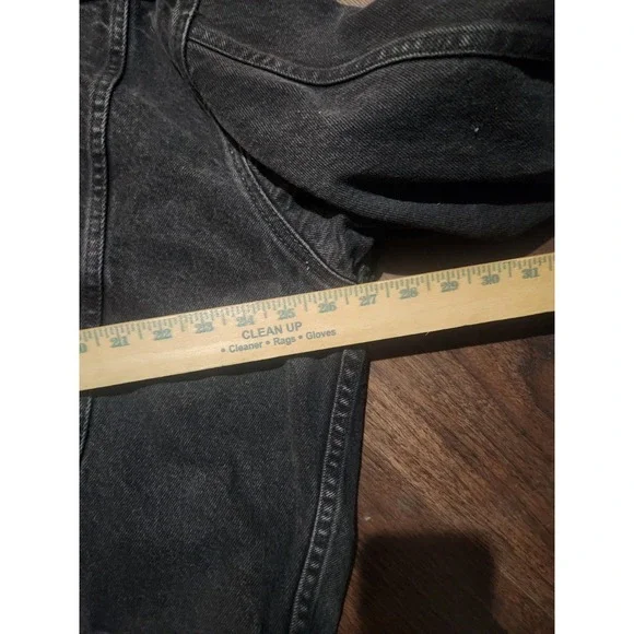 Vintage 90s mens XL LEVI'S 70507 4159 Black Denim Trucker Jean Jacket